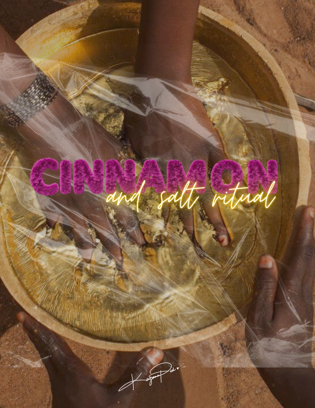 cinnamon + salt hand wash ritual