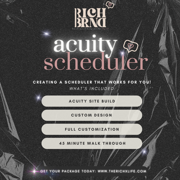 rich x brnd | acuity scheduler builder