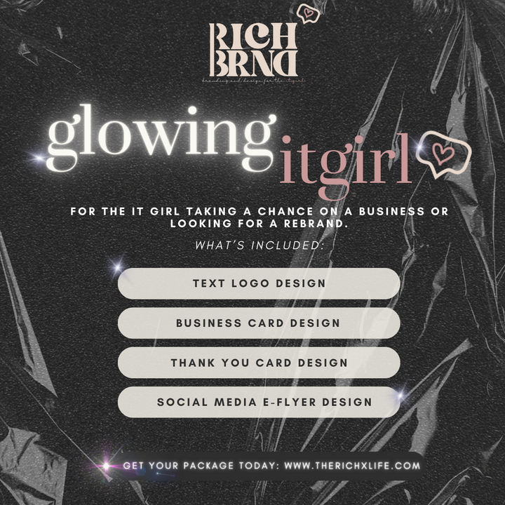 rich x brnd | glowing it girl package.