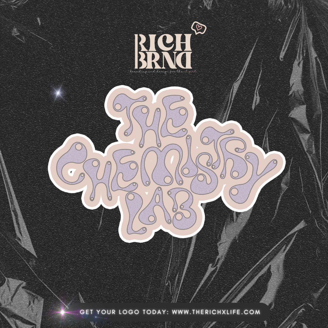 rich x brnd | text based logo design